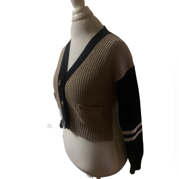 Tommy Jeans Colorblock Cropped Cardigan - Picture 4 of 11
